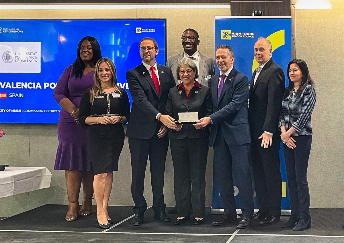 Miami-Dade entrega la llave del condado a la UPV como reconocimiento a su 