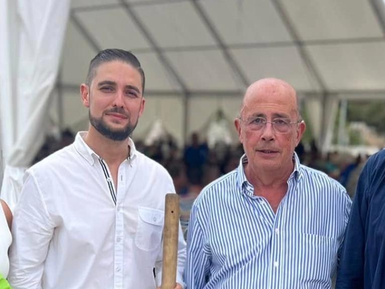 Ivan Expósito junto al ex presidente del CEP, Ignacio Gil Lázaro.