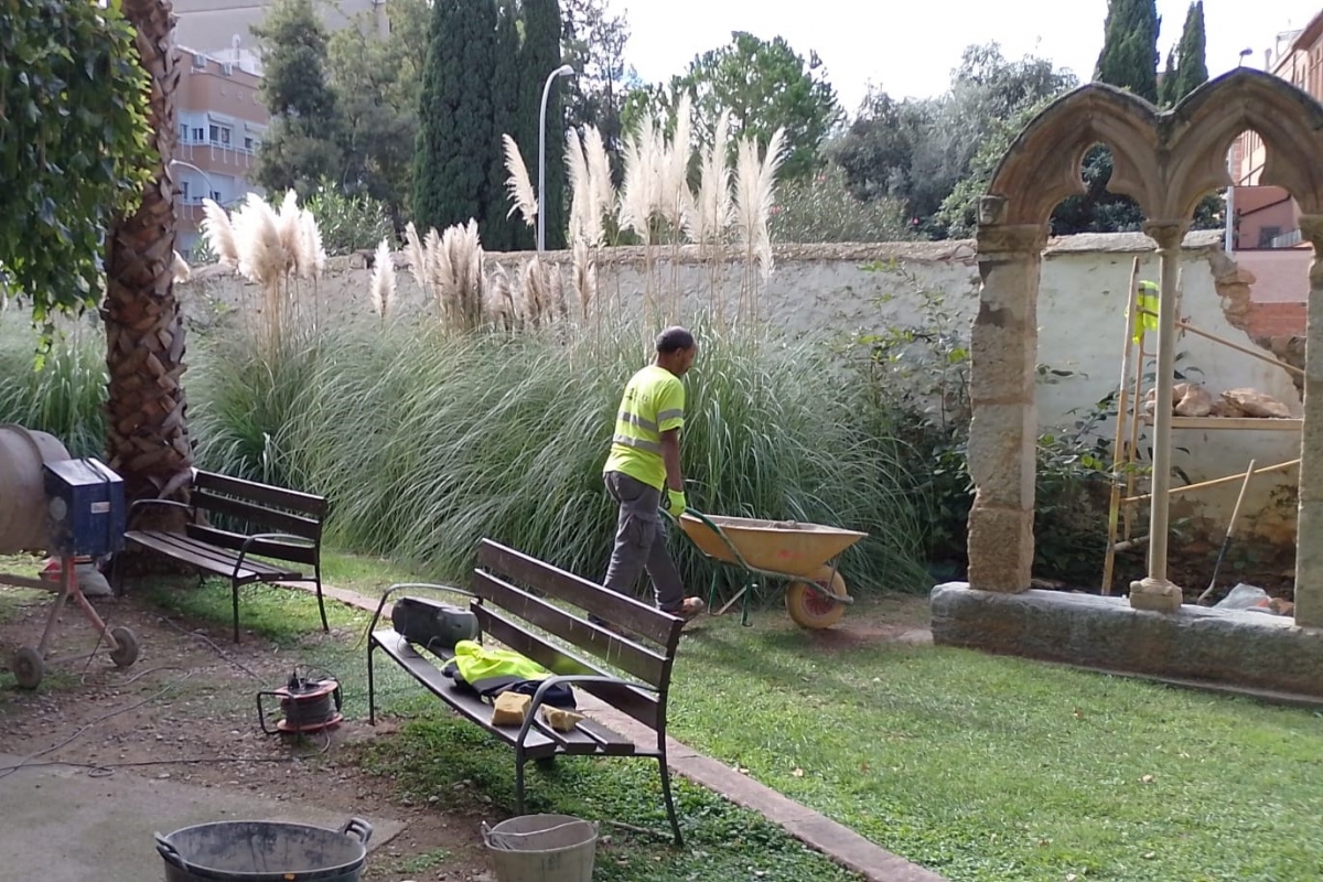 Vila-real repara el mur del Museu de la Ciutat-Casa de Polo afectat per la caiguda d'un arbre en gener