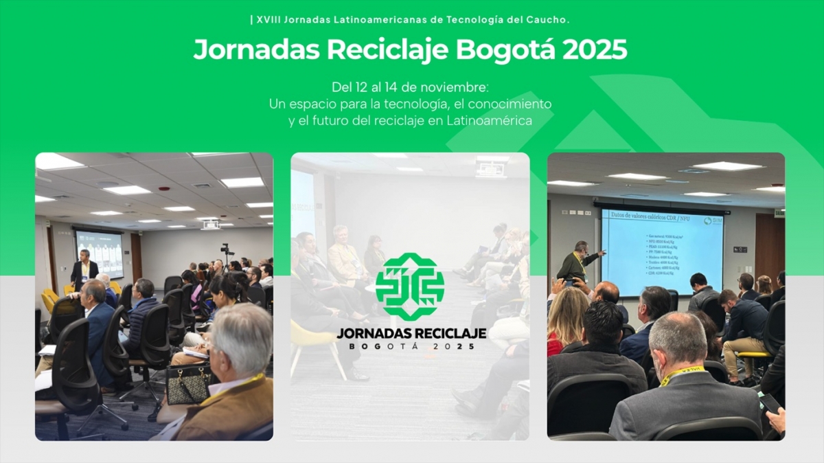 Recycla-Tallants Navarro y su filial participan en unas jornadas en Bogotá por la circularidad del caucho