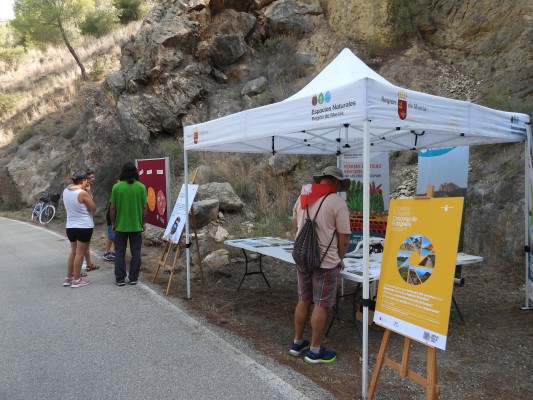 Murcia refuerza la protección del Parque Regional durante la Romería de la Fuensanta con un Punto de Información y un dispositivo antiincendios 