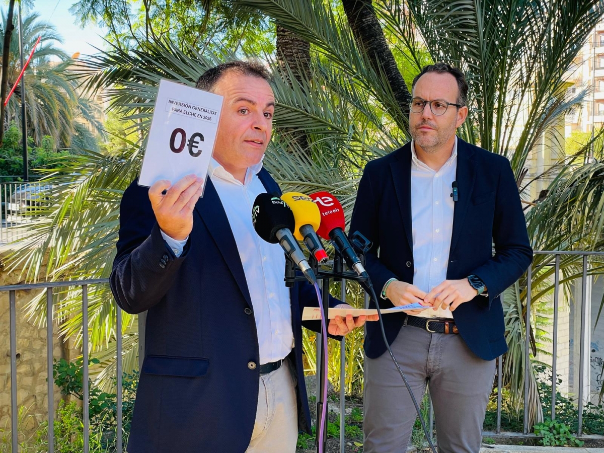 El PSOE de Elche cifra en más de 25 millones de euros el valor de los proyectos de Mazón que 