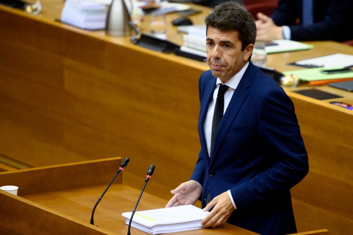 El primer 'interrogatorio' a Mazón sobre la Dana