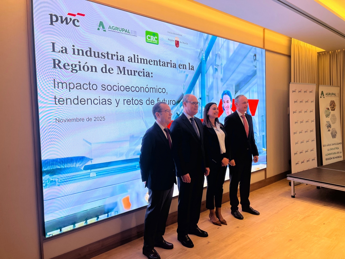 La industria agroalimentaria aporta el 11% del PIB en la Región y genera más de 90.000 empleos