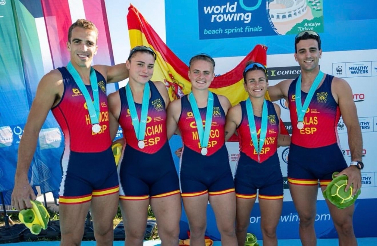 Miguel Salas, del Real Club de Regatas, subcampeón del mundo de Beach Sprint en Turquía