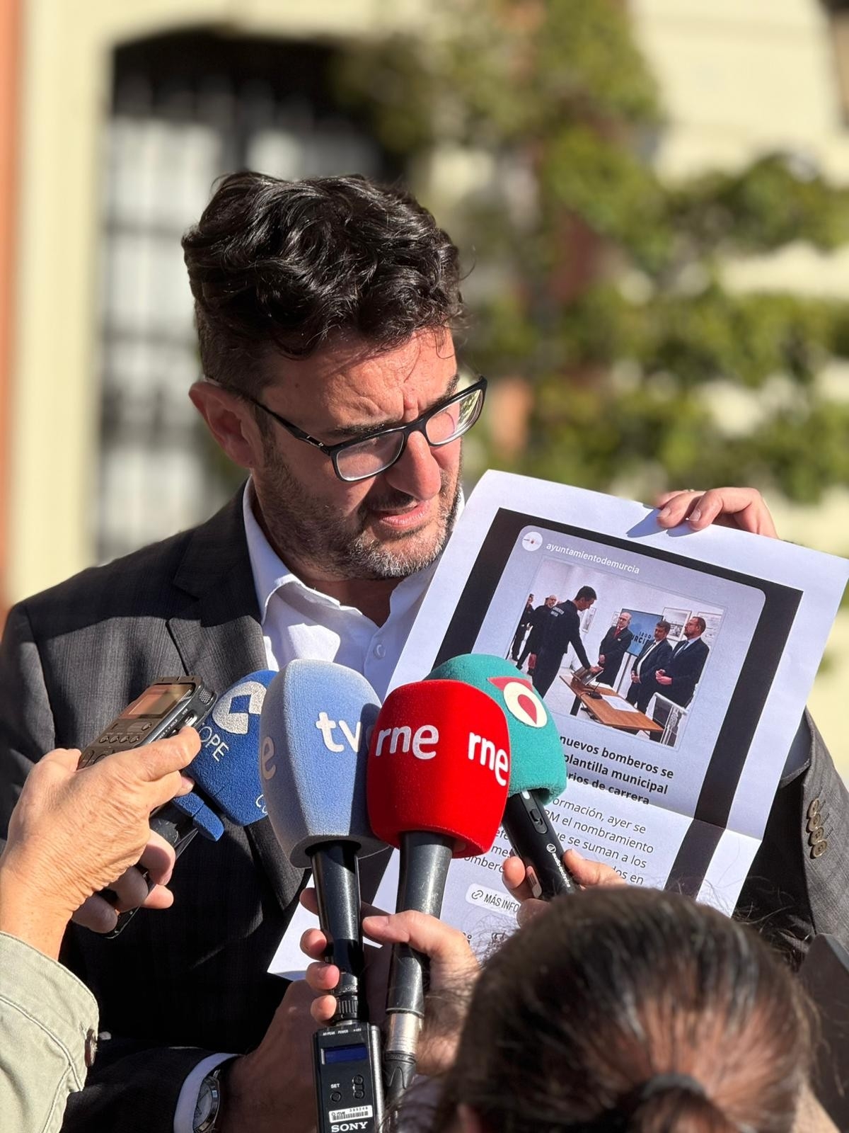 El portavoz socialista en el Ayuntamiento de Murcia, Ginés Ruiz - Foto: PSOE MURCIA 