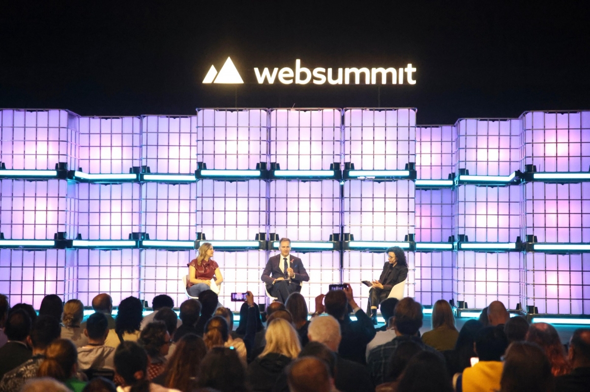 La alcaldesa de València durante el Web Summit de Lisboa. - Foto: AYUNTAMIENTO DE VALÈNCIA