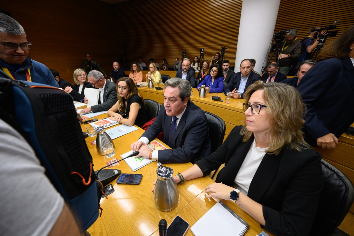 Comisión de Les Corts sobre la Dana del 11 de noviembre de 2025. - Foto: KIKE TABERNER Comisión de Les Corts sobre la Dana del 11 de noviembre de 2025.