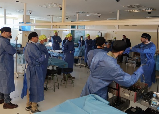 Traumatología de los hospitales Vithas Alicante forma en abordaje por vía anterior a una veintena de especialistas