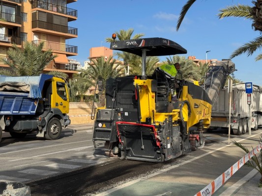 Comienzan las obras de redistribución del tráfico en San Bartolomé de Tirajana, en Arenales del Sol