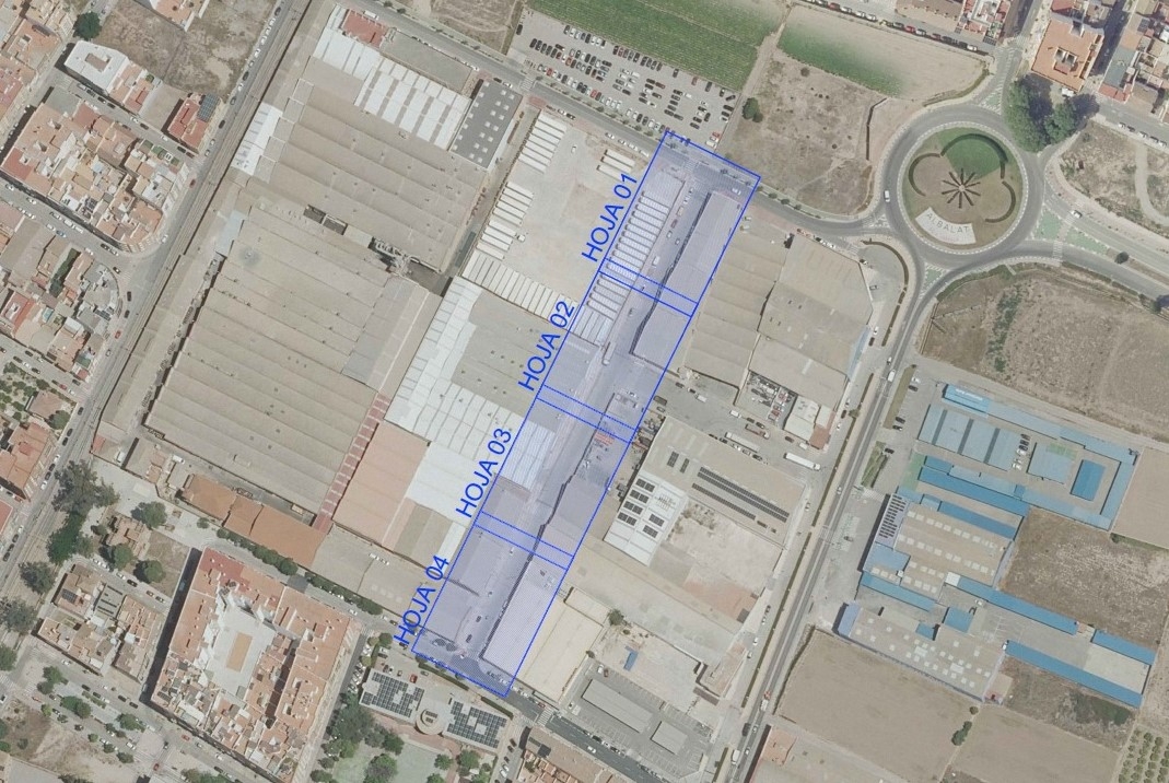 Mapa de intervención en los polígonos de Foios. - Foto: AYUNTAMIENTO DE FOIOS