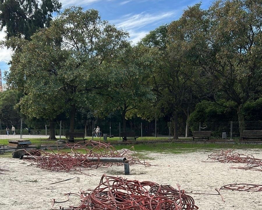 El Ayuntamiento de València comenzará el desmontaje de la red infantil del tramo IX del jardín del Turia