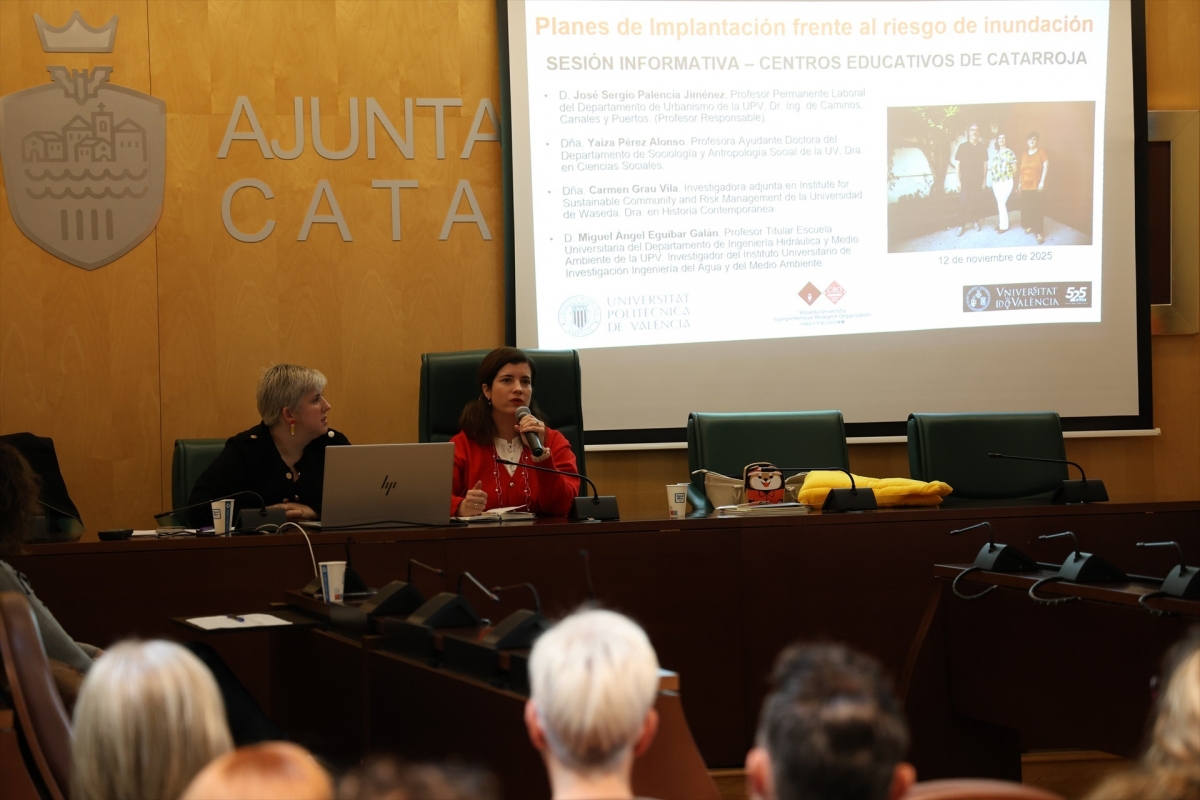 Un equipo coordinado por la UPV imparte formación en prevención de emergencias en Catarroja