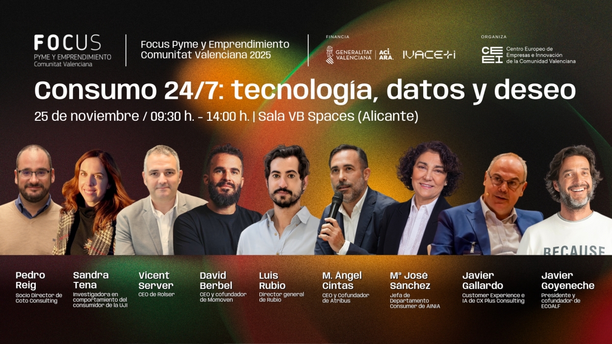 Focus Pyme Comunitat Valenciana analizará las nuevas reglas del consumo el 25 de noviembre en Alicante