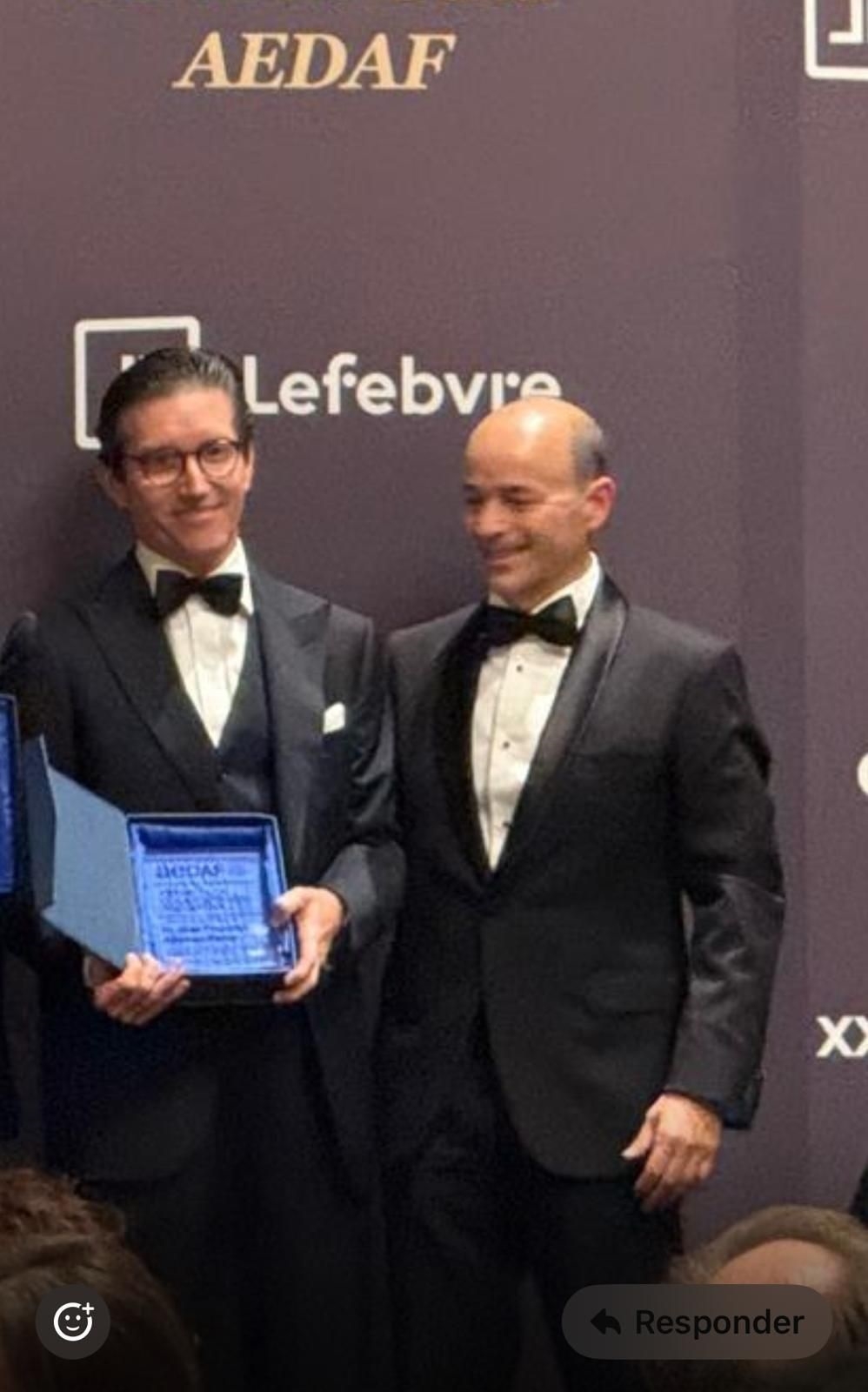 José Francisco Alfonso, de AP Consultores, recibe el Premio Aedaf a la Colaboración Asociativa 2025. - Foto: PLAZA José Francisco Alfonso, de AP Consultores, recibe el Premio Aedaf a la Colaboración Asociativa 2025.