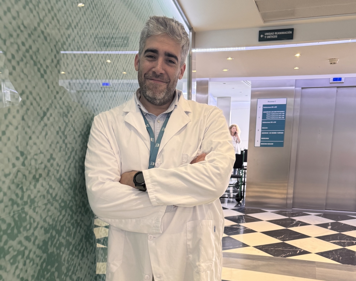 El Dr. Sergio Sandiego, médico adjunto del Servicio Oncología Médica del IVO .