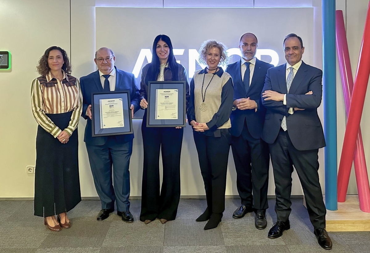 Caja Rural Central (CRC) obtiene dos certificaciones de AENOR. - Foto: CAJA RURAL