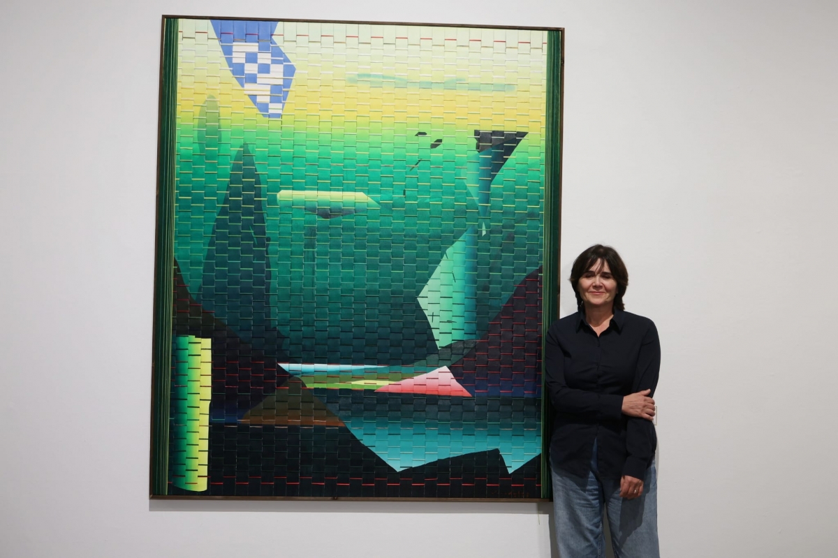 La IV Bienal Mª Isabel Comenge corona a Mónica Jover con la obra ‘Campo encriptado’