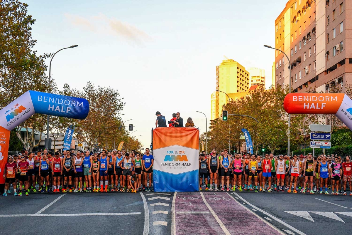 Benidorm Half 2025: récord con más de 9.000 inscritos y líder de las pruebas de la provincia de Alicante