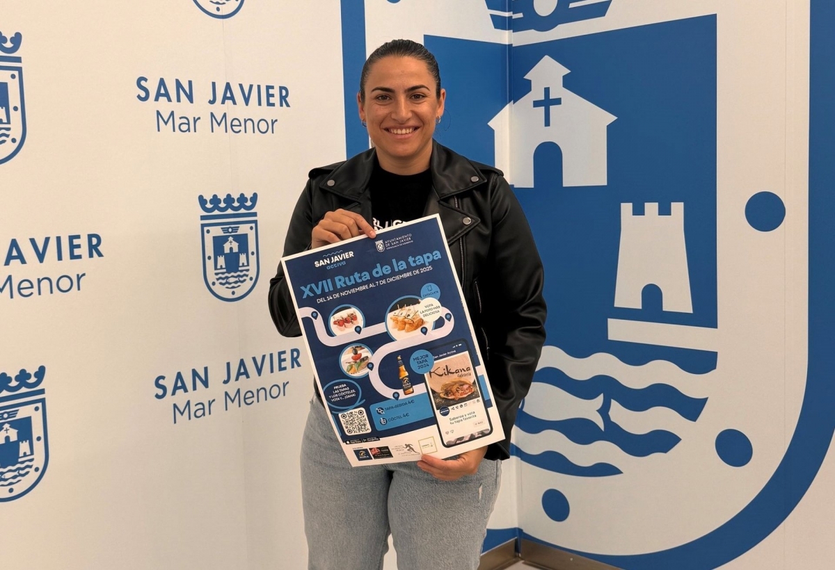 La concejala de Comercio de San Javier, Isabel Madrid