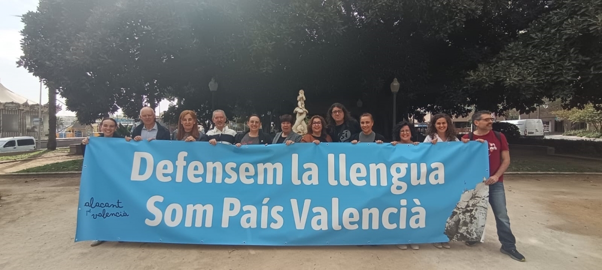 'Alacant pel Valencià' convoca una manifestació el 23 de novembre per a defensar el dret de viure en valencià