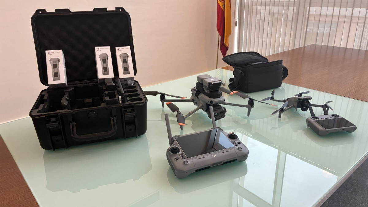 Dos drones de última generación se suman a los efectivos de la Policía Local de Las Torres de Cotillas