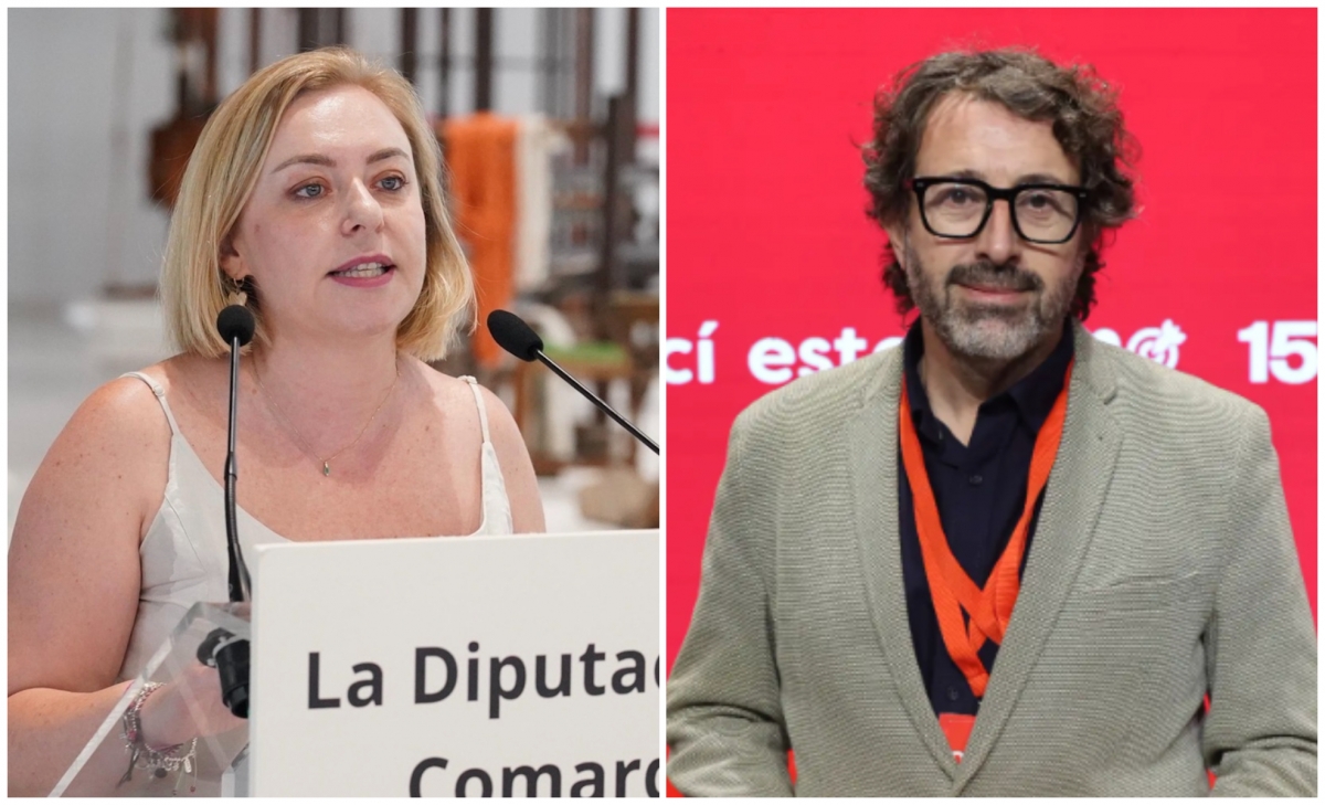 Natàlia Enguix (Ens Uneix) y Vicent Mascarell (PSPV).