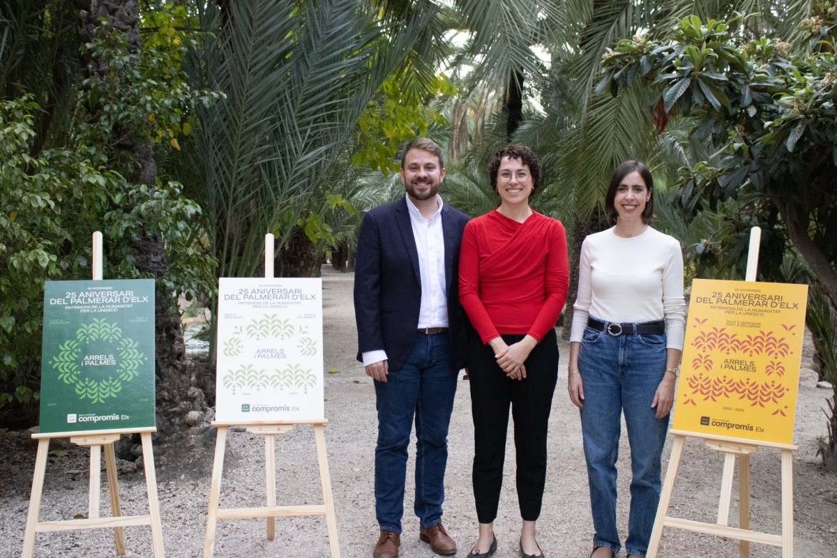 Compromís lleva al Congreso y les Corts la defensa del palmeral en su 25 aniversario Unesco