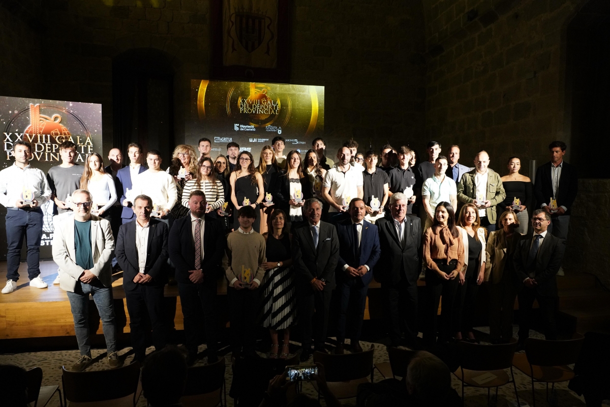 La Diputación ensalza el talento deportivo de Castellón en la Gala del Deporte Provincial