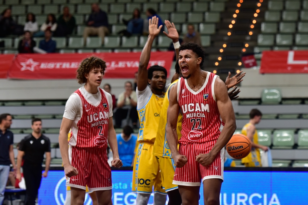 Los sub-22 del UCAM CB vencen a los del Gran Canaria en la Liga U e igualan su balance