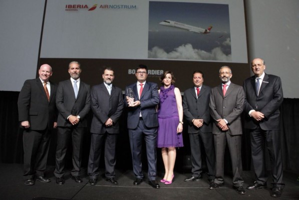 El fabricante Bombardier premia a Air Nostrum por la 