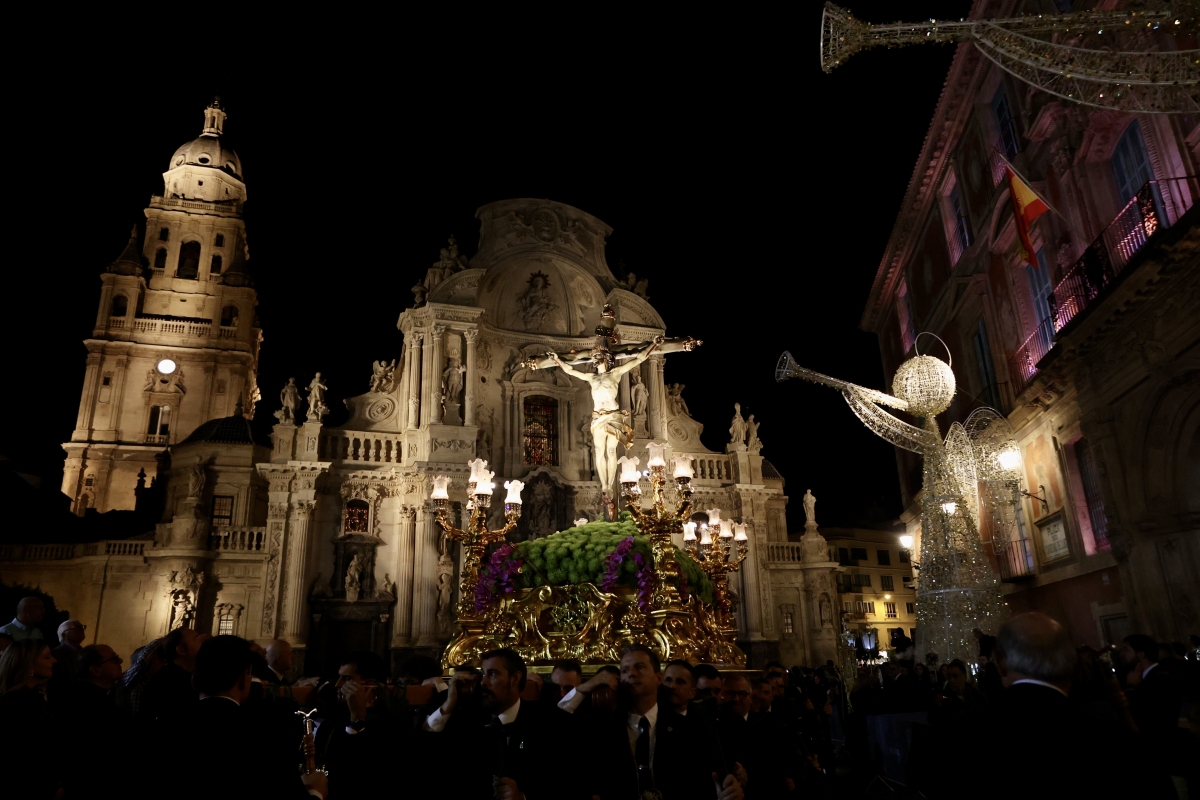 Las imágenes de la Magna Procesión en Murcia: emoción, devoción y fe