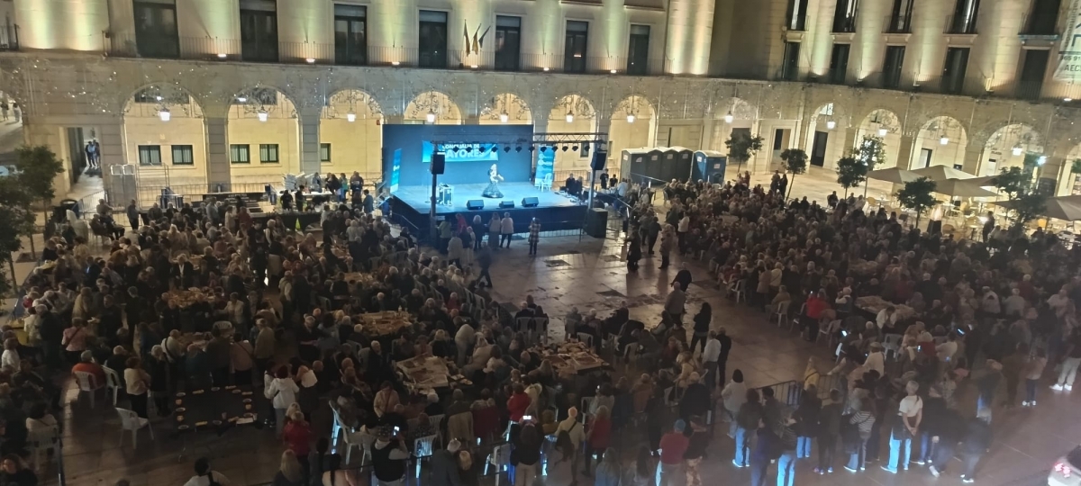 Un momento de la jornada de actividades para los mayores, en Alicante. - 