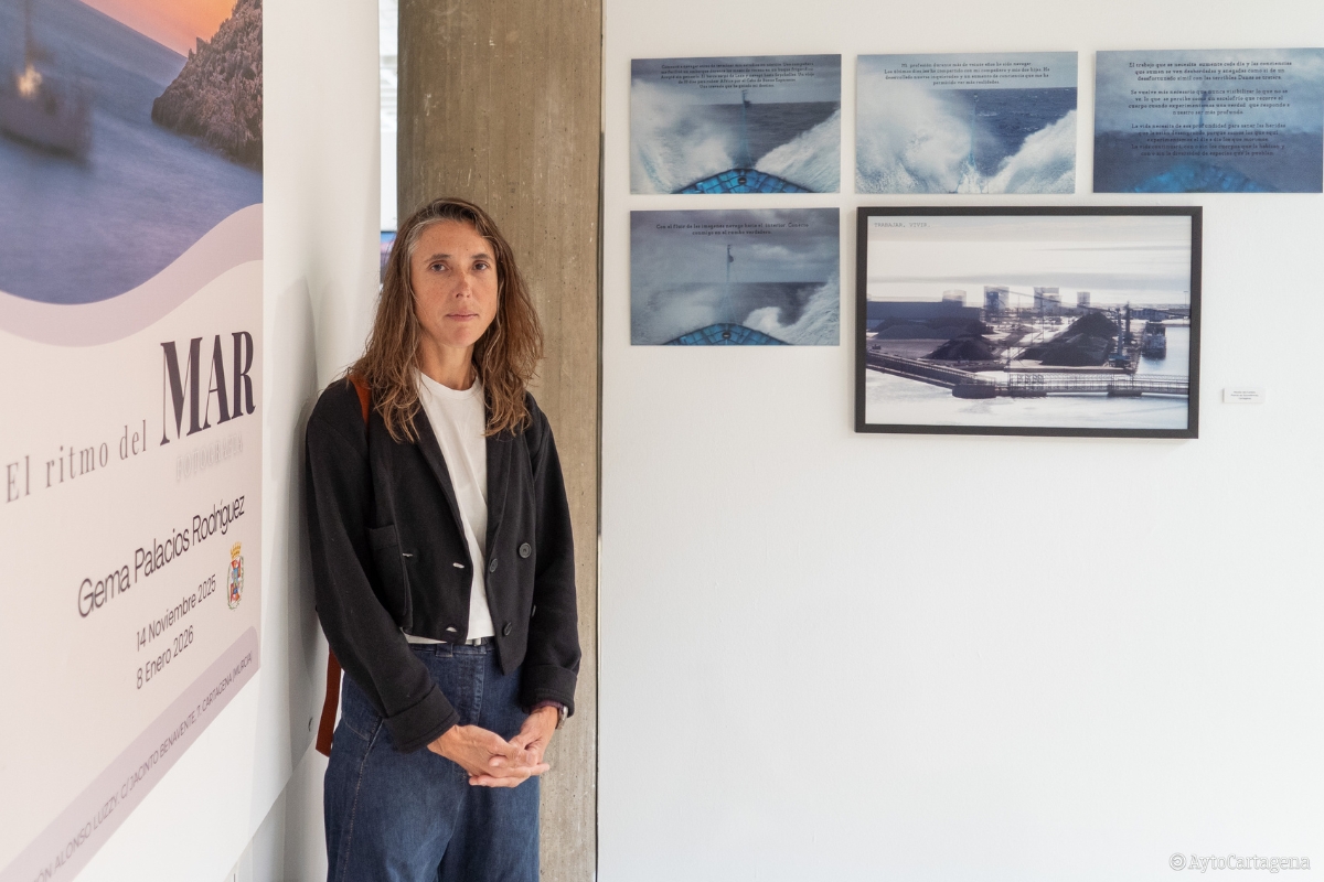 La marino mercante que fotografía la luz, el color y las emociones del mar: Gema Palacios expone en El Luzzy de Cartagena
