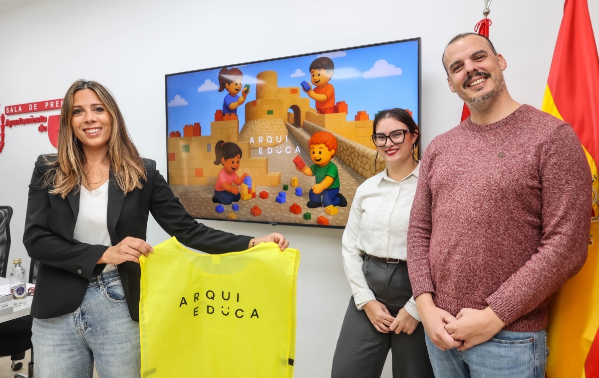 Elda acoge el taller Arquieduca ConstruLAB para acercar el patrimonio histórico a los escolares