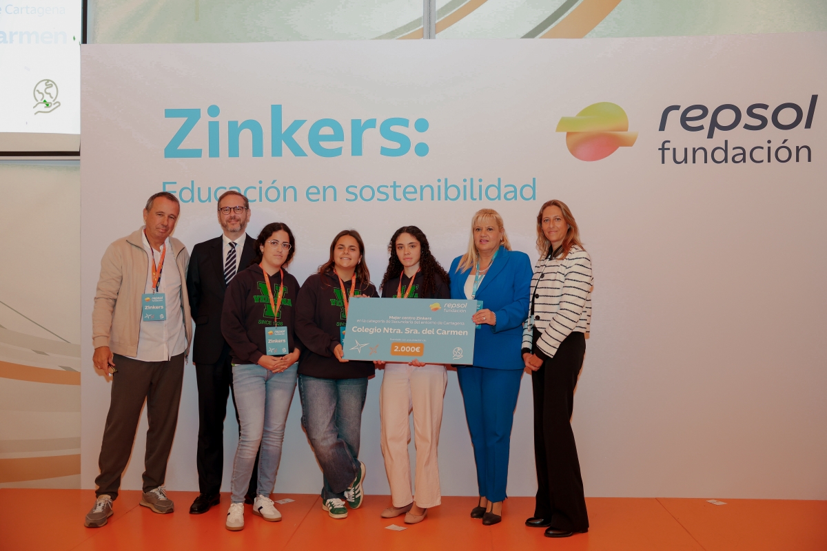 Fundación Repsol premia al CEIP Carthago y al Colegio Ntra. Sra. del Carmen como mejores centros Zinkers