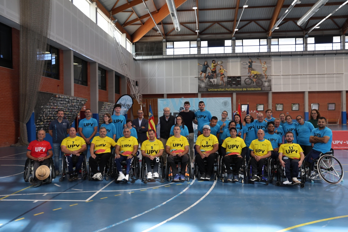 Sergio de Larrea, deportista del año de la UPV, apadrina la presentación del proyecto UPV IN
