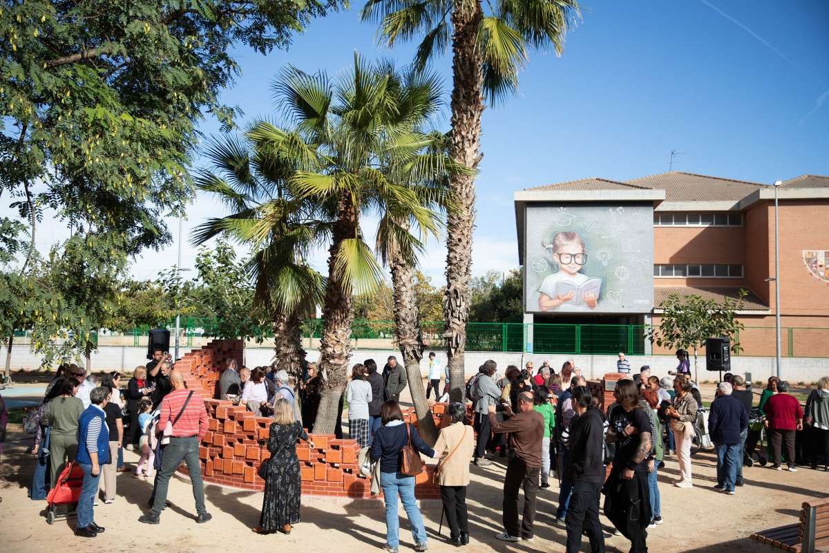 Benetússer inaugura un monumento que conmemora la Dana en el nuevo Parc del Voluntariat