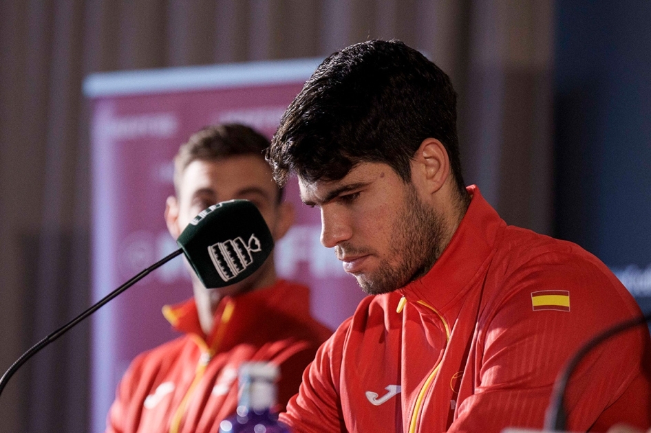  Alcaraz, baja en la Copa Davis, lleva un año sin jugar con España y habiendo sumado seis de ocho puntos
