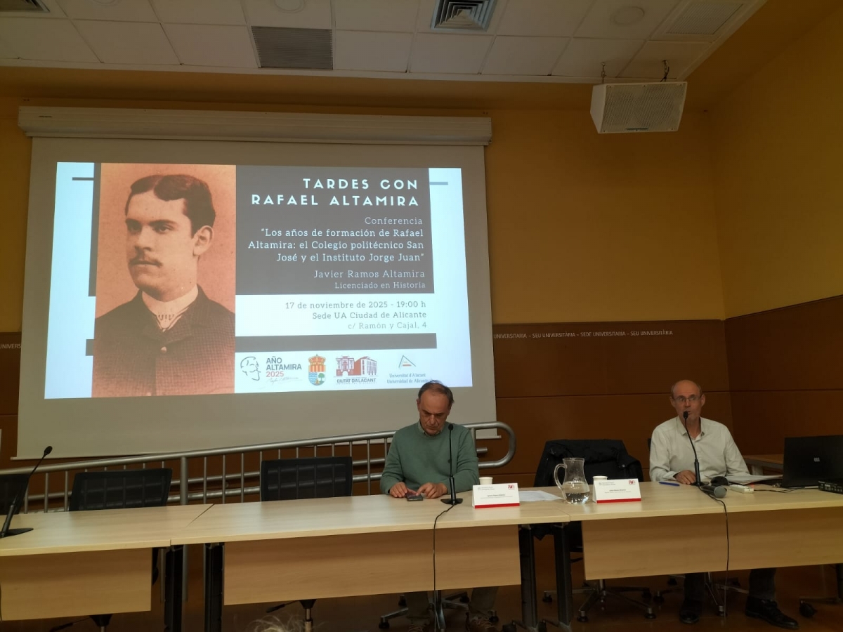 Investigaciones familiares desvelan que Rafael Altamira cursó primaria en El Campello