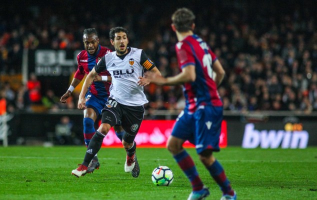 El Valencia nunca ha perdido contra el Levante en Mestalla
