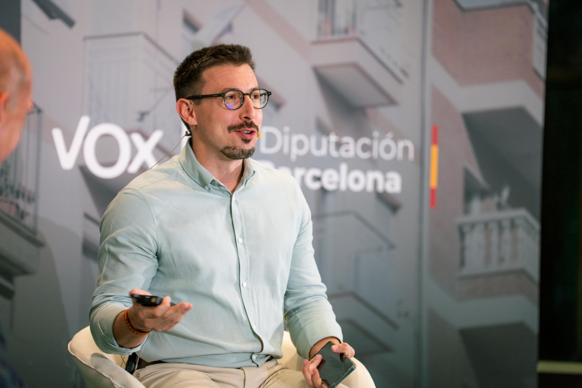 El portavoz de Vox en Castelló Alberto Vidal. - 