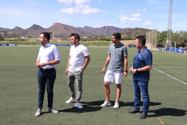 Sagunto inicia las obras para mejorar el campo de fútbol de césped natural de Xulla  