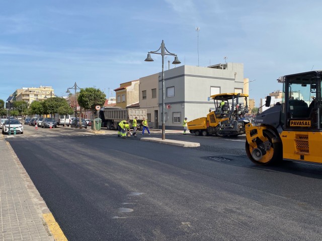 Benifaió invierte 45.428 euros en el reasfaltado de varios viales del municipio