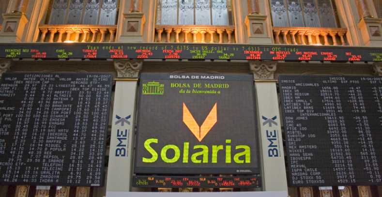Solaria mejora su estructura financiera emitiendo bonos que cotizan en el MARF