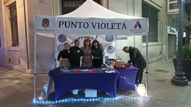 Alicante consolida los Puntos Violeta con la preadjudicación del servicio a Filias por dos años