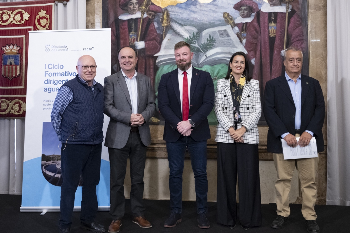 La Diputación y Facsa reúnen a expertos en la segunda sesión del Ciclo Formativo para Dirigentes del Agua