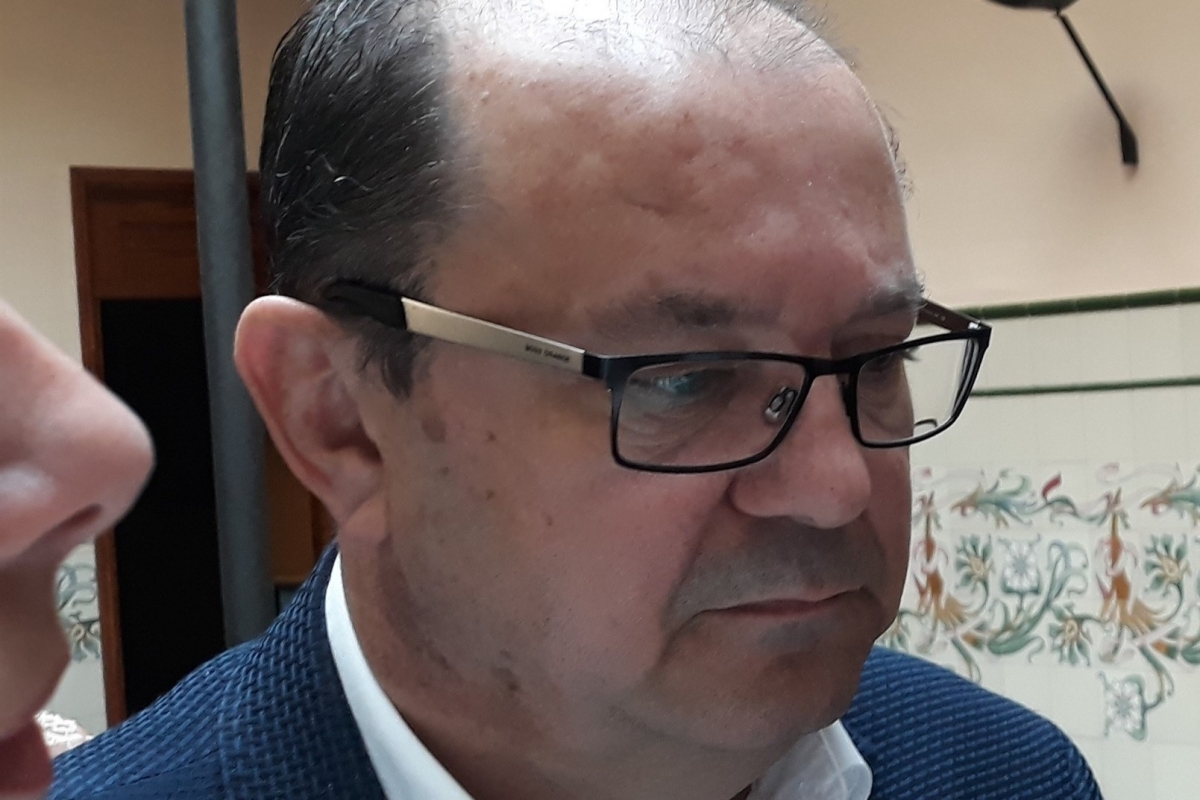 Adolf Sanmartín, alcalde de Cervera del Maestre. - 