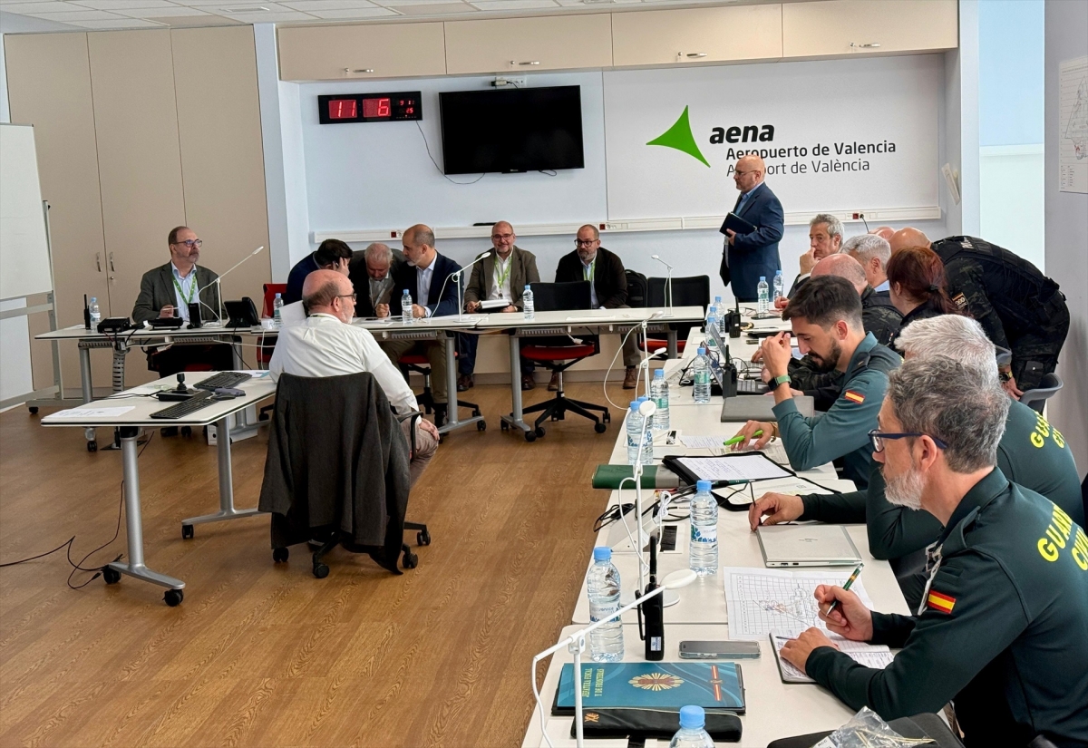 El aeropuerto de Valencia acoge un simulacro de secuestro aéreo