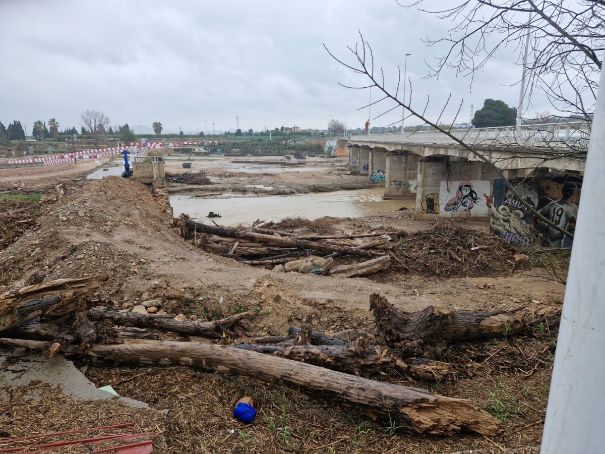 El Pont Vell de Riba-roja de Túria, afectado por la Dana. - Foto: AYUNTAMIENTO DE RIBA ROJA DE TÚRIA El Pont Vell de Riba-roja de Túria, afectado por la Dana.